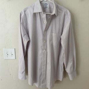 Brooke Brothers Men's Checkered Shirt